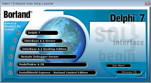 Borland Delphi 7 Enterprise - Точная копия лицензионного диска + Crack